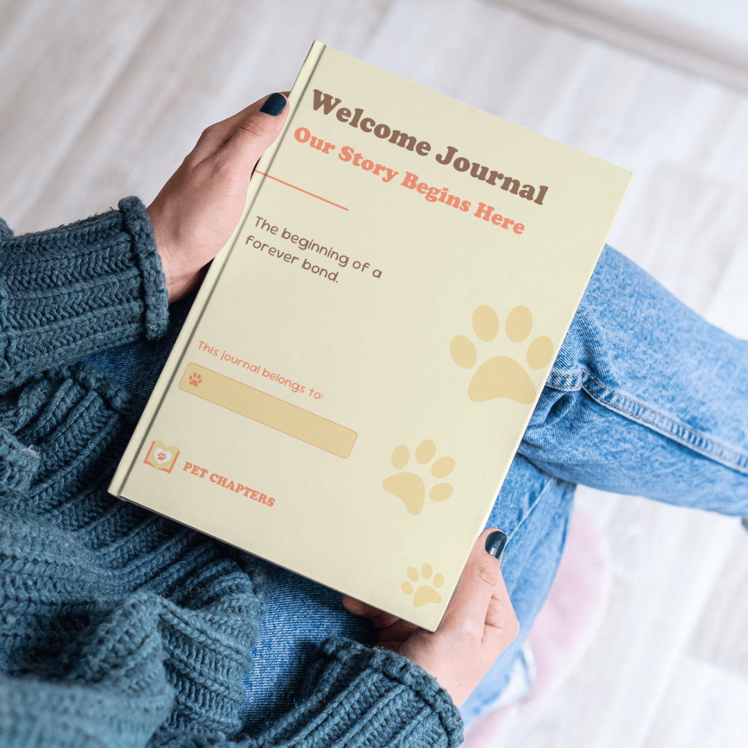 Welcome Journal for Pets | Pet Memory Book for First Year Memories