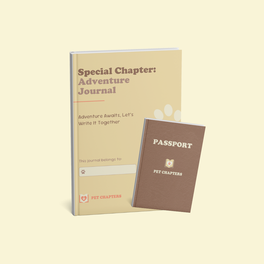 Adventures Journal for Pets + Passport | Pet Memory Book for Adventures Memories | Document Their Travels and Memories